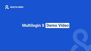 Download the video "Multilogin X Onboarding Tutorial – How to Create and Manage Browser Profiles."