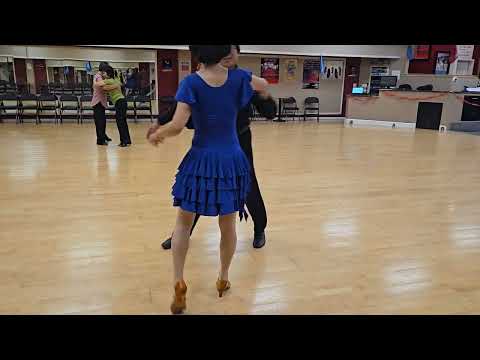 Nightclub 2 step Rounde and double turn dip