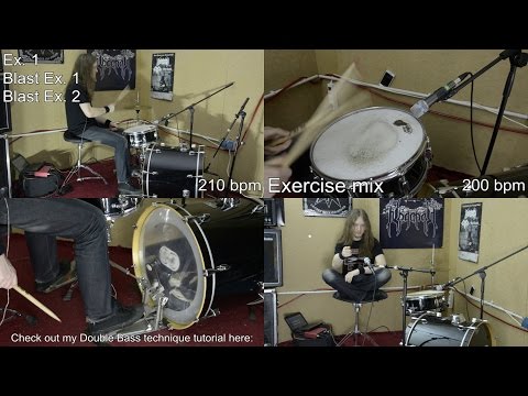 The BEST Coordination Exercises to play fast and tight (Extreme Metal Drumming) Video