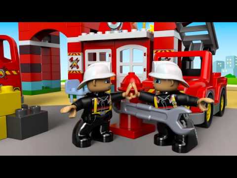 Vidéo LEGO Duplo 10593 : La caserne des pompiers