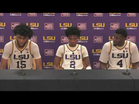 Video: LSU Basketball Player Press Conferences After Win Over Liberty