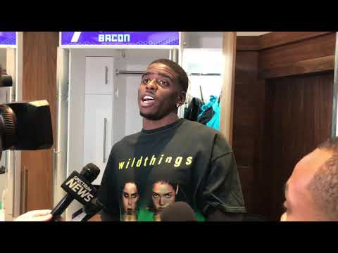 Dwayne Bacon Pistons-Hornets postgame