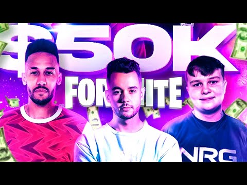 THIS WAS THE TOURNAMENT WITH BENJYFISHY AND AUBAMEYANG FROM FORTNITE - TheGrefg
