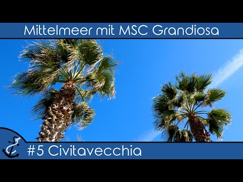 Mediterranean with MSC Grandiosa - #5 Civitavecchia (An alternative to Rome?) - Cruise Vlog 2022 4K