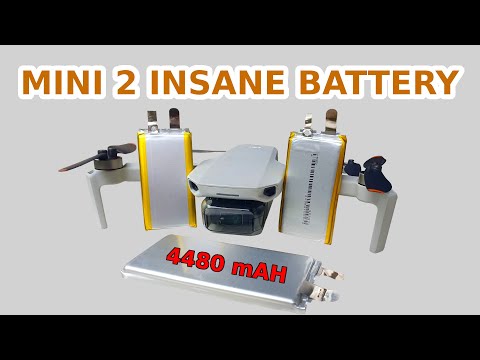 Mini 2 Battery mod tutorial. 3 different cells tested. Max flight time is ...