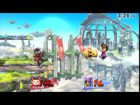 SC Smash 4 Charity Tournament: Aerial (Villager) vs Falconic (C. Falcon)
