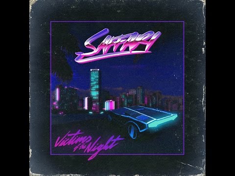 Saffari - Victims of the night (Lyric video) retroanimation synthpop synthwave