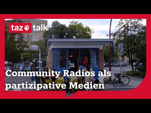 Video Thumbnail: Community Radios als partizipative Medien – taz Talk der Panter Stiftung