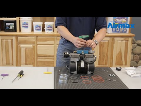 Airmax SilentAir RP33 (82R) 1/3 HP Piston Compressor Maintenance Kit Installation