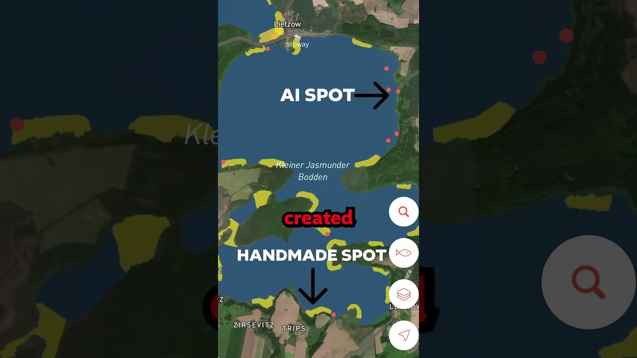 Find 150,000+ fishing spots around Europe with AI on Fishbuddy fishing app!