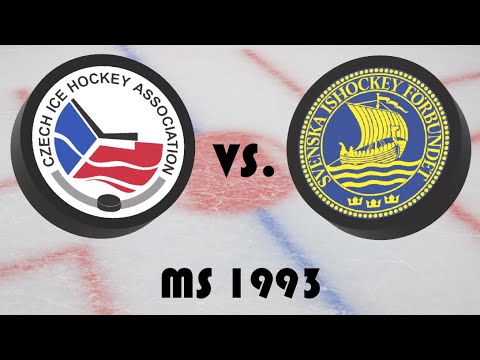 Mistrovství světa v hokeji 1993 - Semifinále - Česko - Švédsko