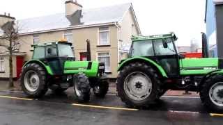 preview picture of video 'williamstown tractor run st stephens day 2014 HD'