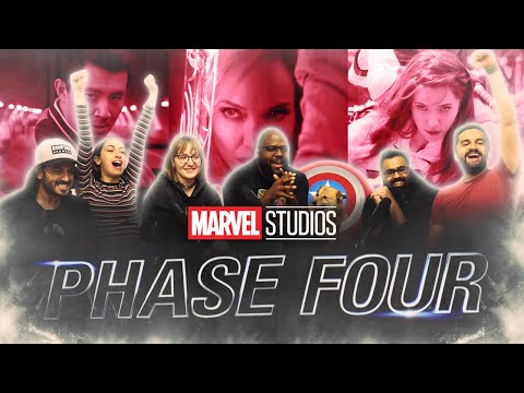 Marvel Phase 4 lineup is STACKED. Official Trailer - Group Reaction