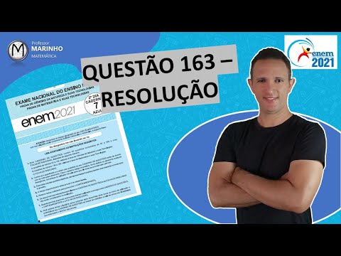 QUESTÃO 163 (PROVA AZUL) - Matemática ENEM 2021