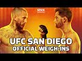 UFC San Diego: Vera vs. Cruz Official Weigh-In Live Stream | MMA Fighting