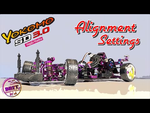 My Yokomo SD3.0 " Super Drift " Alignment Settings