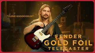 Video thumbnail for Did this Fender Guitar Hit the Jackpot? Reviewing the Fender Gold Foil Telecaster by Alamo Music Center