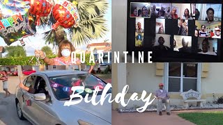 A VLOG: Grandfathers 95th birthday during COVID-19 | Drive-by birthday and Zoom birthday party!