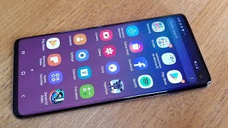 Galaxy S10 - How To Change Text Message Background - Fliptroniks.com