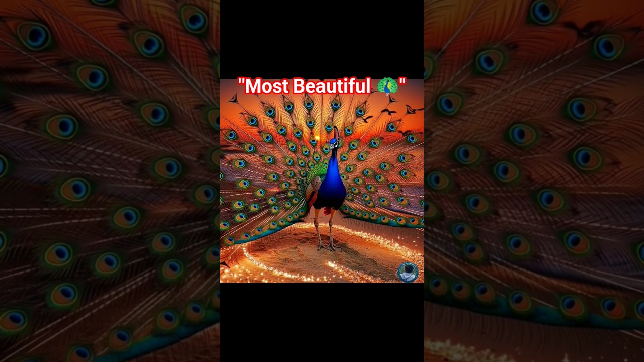 सबसे खूबसूरत जादुई मोर! #peacock #shorts