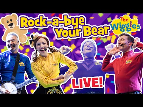 Rock-A-Bye Your Bear 🧸 The Wiggles (Live in Concert) 🎵 Children's Nursery Rhymes