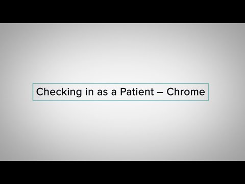Checking in as a Patient using Chrome | Doxy.me