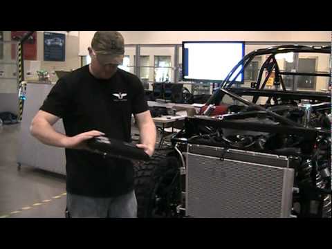 Attaching transmission cooler