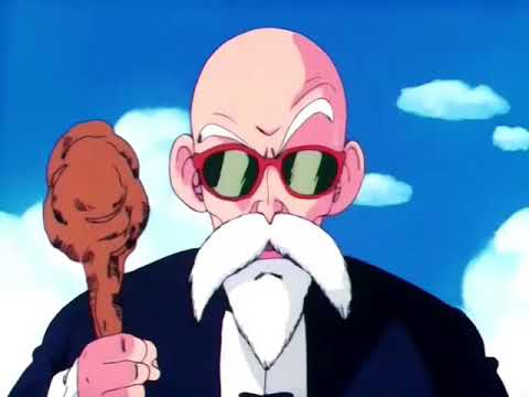 El maestro roshi y krilin se entera que goku mato a piccolo daimaku Dragon ball