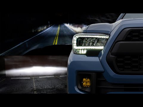 AlphaRex Tacoma TRD Style LUX | Light Output & Review Video | LED Headlights 2016+ Toyota Tacoma