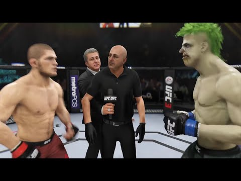 Khabib vs. T-Rex (EA Sports UFC 3) ☝️🦅