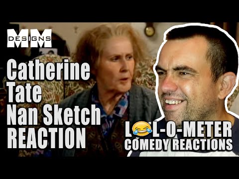 FIRST TIME WATCHING Catherine Tate's Nan character LOL-O-METER REACTION