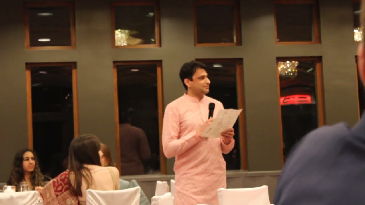 Rohan's speech at G & Pri wedding