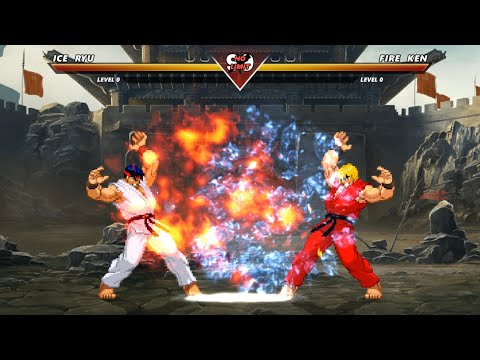 ICE RYU vs FIRE KEN - Highest Level Incredible Epic Fight!