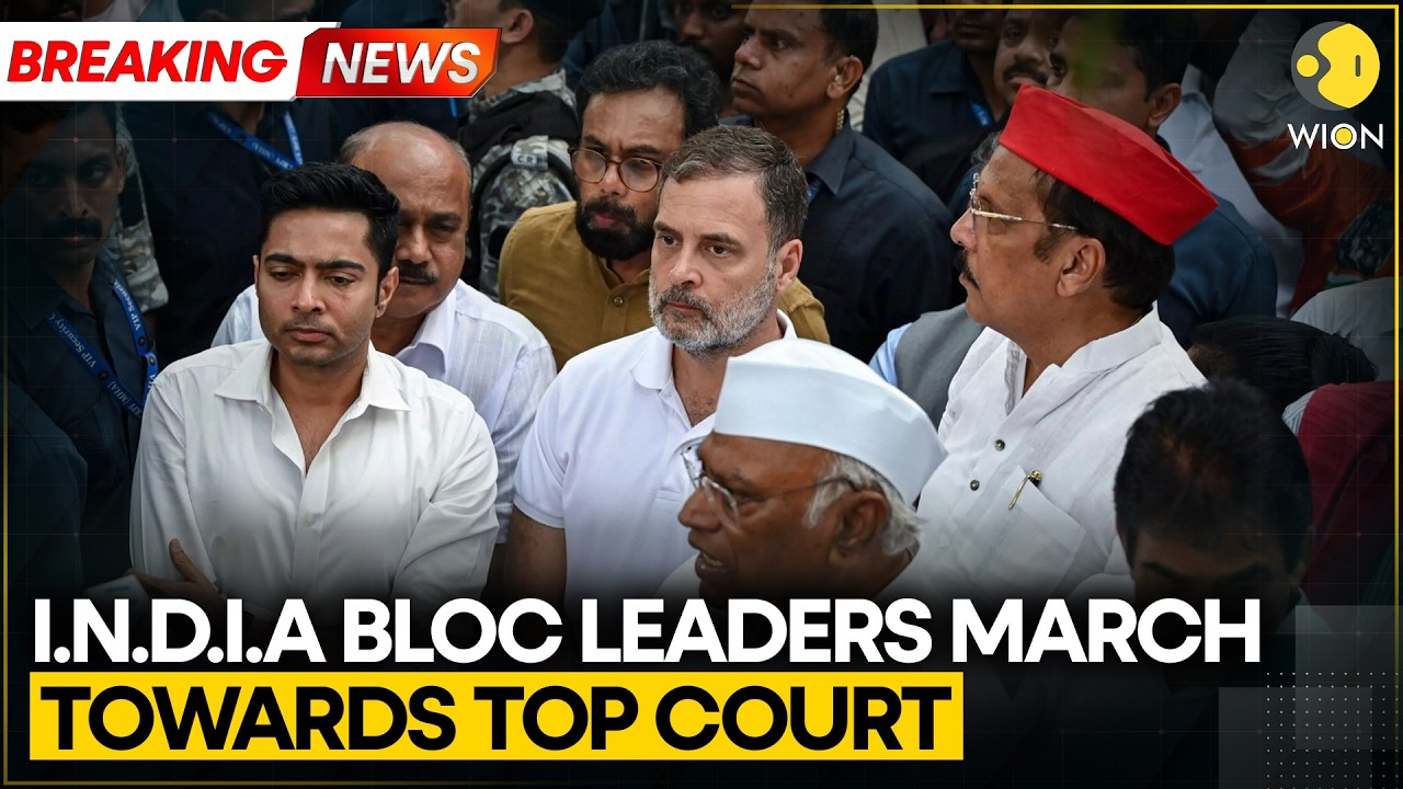 Delhi Protest: Congress Leaders Begin March To Supreme Court | WION Breaking News