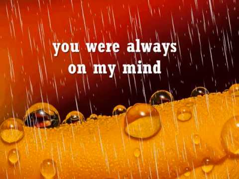 ALWAYS ON MY MIND - Willie Nelson (Lyrics)