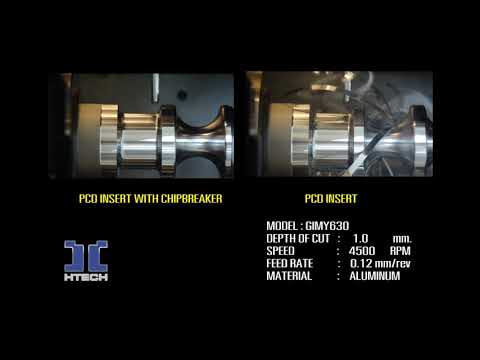 PCD INSERT WITH CHIPBREAKER DOGBONE