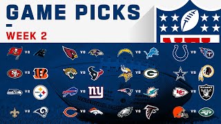 Week 2 NFL Game Picks | NFL 2019