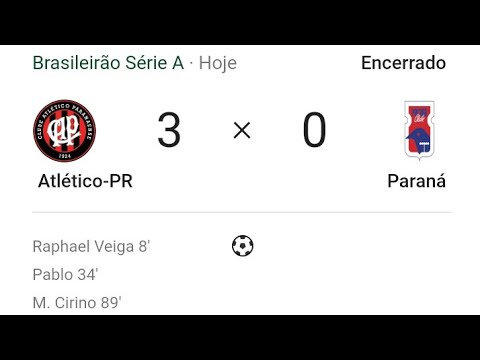 ATLÉTICO-PR 3 x 0 PARANÁ - BRASILEIRÃO - MELHORES MOMENTOS