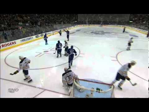 Phaneuf 1-1 Goal - Maple Leafs vs. Sabres - Feb/21/2013