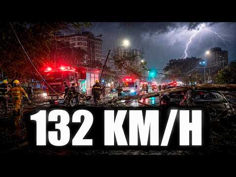 ALERTA MÁXIMO: Tornado atinge Porto Alegre com ventos extremos