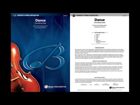 Danse, arr. Kirk Moss – Score & Sound