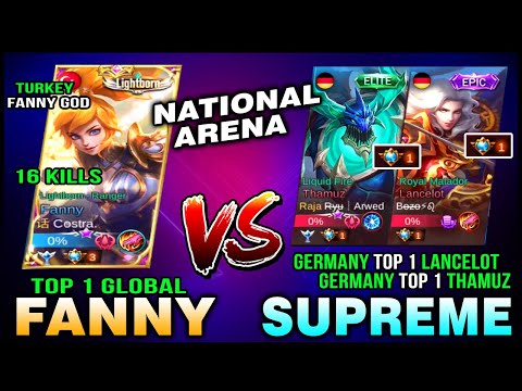 Former Top 1 Global Fanny Totally Carry His National Team vs. Germany Top 1 Supreme Lance & Thamuz