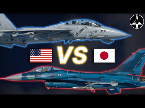 BVR in War Thunder (F-14 v F-16)