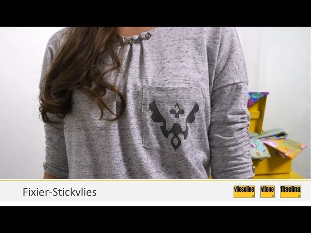 Video Teaser für Video 31 - Vlieseline Fixier-Stickvlies Shirt