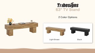 Tribesigns Farmhouse TV Stand: Your Ultimate Home Companion anuncio
