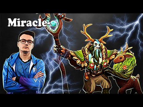 Miracle - Nature's Prophet Midlane party with w33 Witch Doctor | Dota 2 7.28b Gameplay