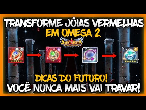 Transforme Jóias VERMELHAS em OMEGA! NUNCA MAIS TRAVE- Use essa DICA - Saint Seiya Lendas da Justiça