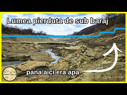 ASA ARATA UN BARAJ GOLIT DUPA 50 DE ANI  - Peisajul de sub barajul Maneciu
