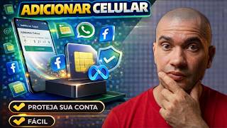 Como cadastrar celular no Facebook e Instagram (Central de Contas)