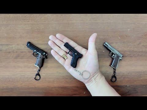 Top 3 Mini Shell Ejection Toy Gun Keychain 2024